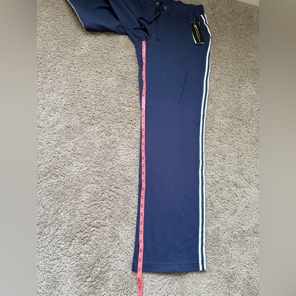 Sideways Sweatpants Navy Blue Small - Picture 3 of 12